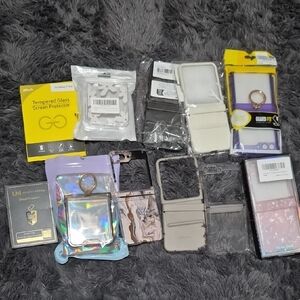 Assorted Z Flip 5 Phone Cases and Accessories